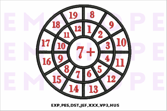 Addition Wheel 7
