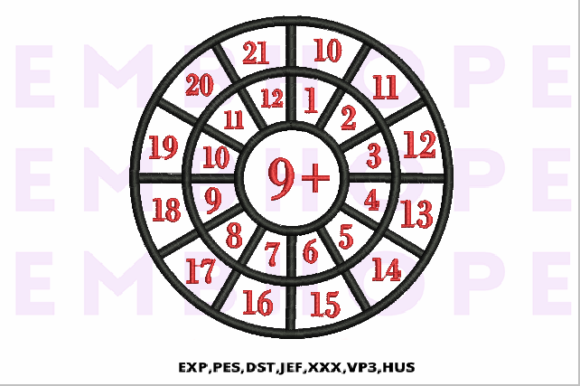 Addition Wheel 9